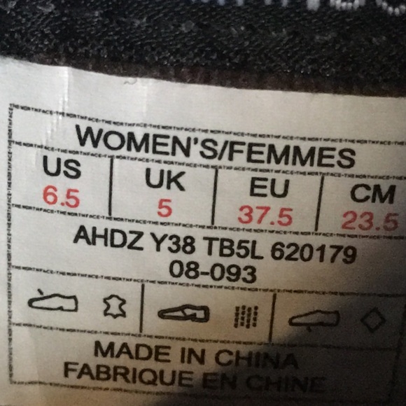 THE NORTH FACE WOMEN LEATHER AND SUEDE BOOTS SIZE 6.5 - Picture 8 of 8